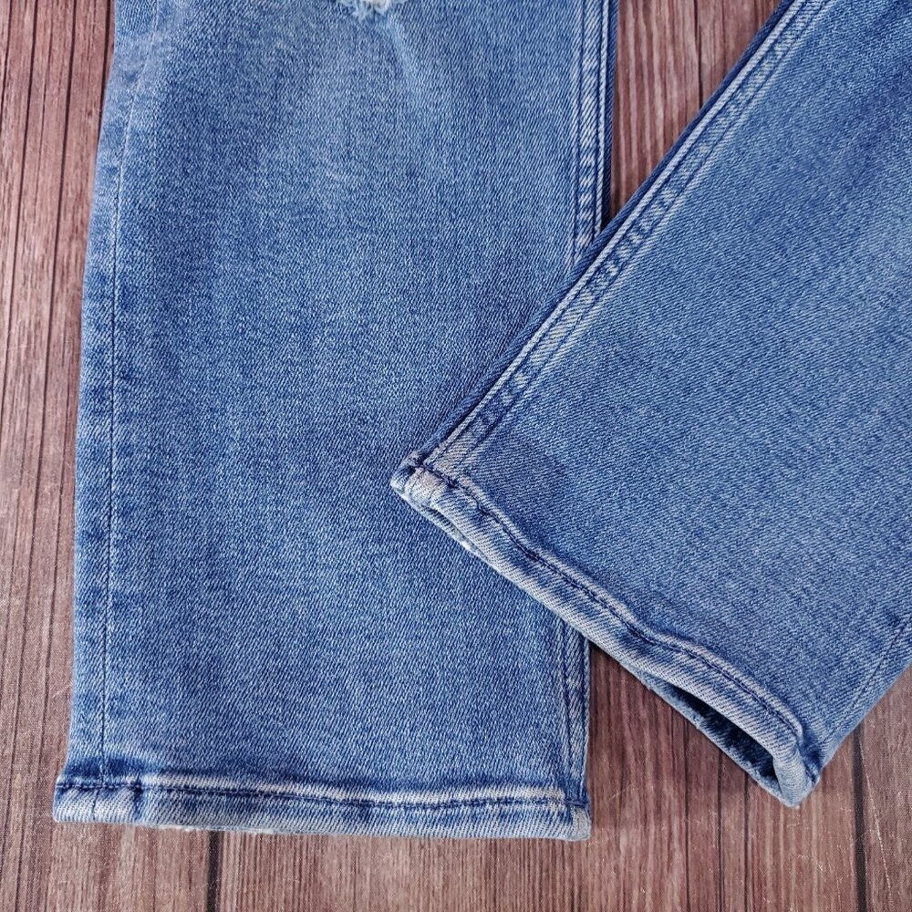 Mother Womens Size 27 The Tomcat Play Like A Pirate Straight Leg Jean Distressed - Picture 9 of 16